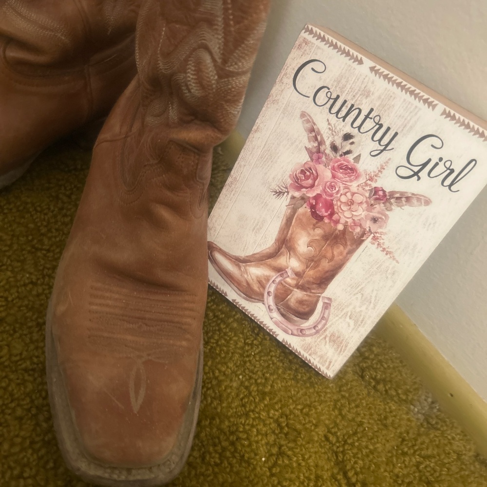Idylwind cowgirl boots boot barn brown leather sole - Picture 3 of 3